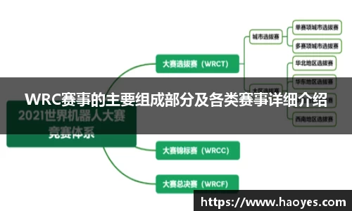 WRC赛事的主要组成部分及各类赛事详细介绍